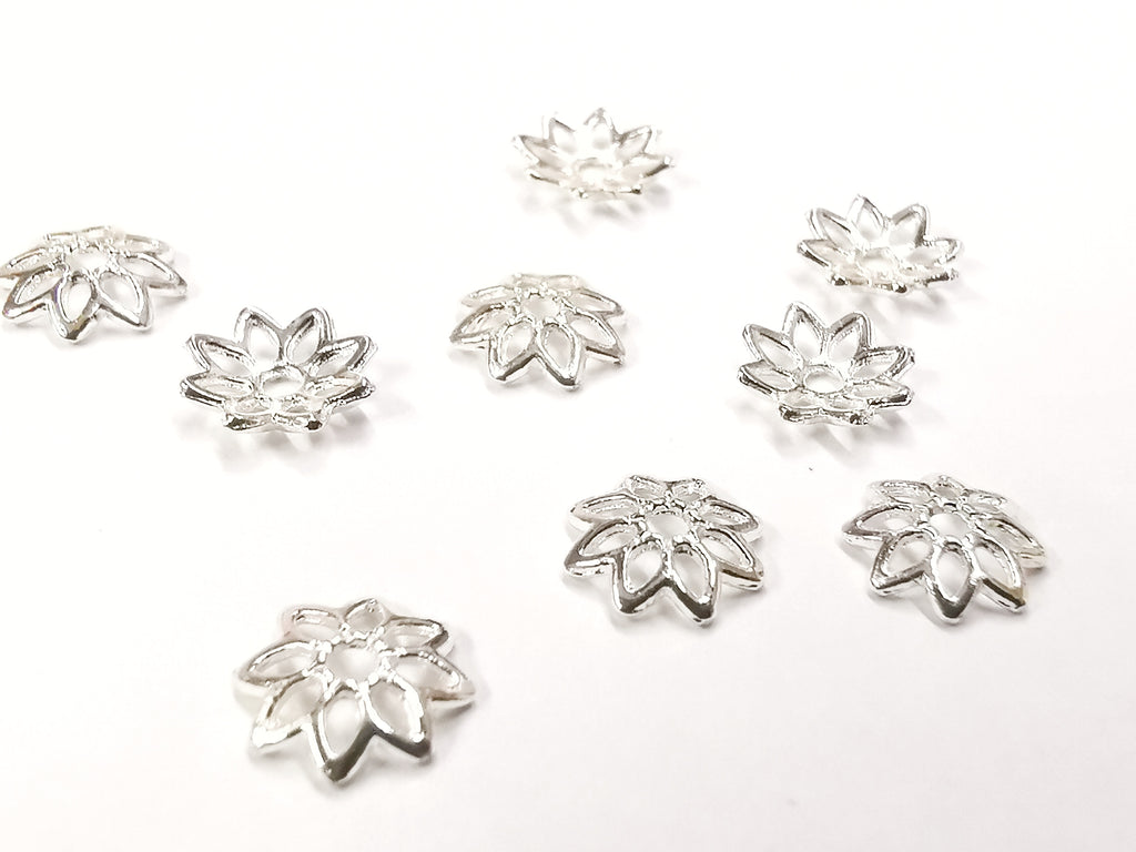 Bead Cap, Brass, 8mm, 10 Pieces | 銅珠蓋, 8mm, 10個