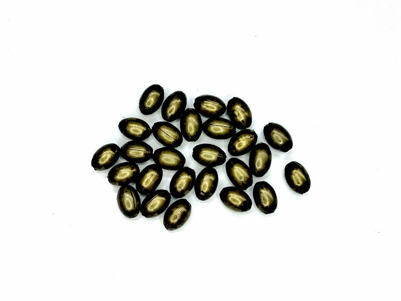 Brass Bead, 3x5mm Oval Bead, 72 Pieces Per Pack - amakeit bead 天富