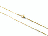 18" Stainless Steel Necklace, 1.5mm Ball | 18“ 不鏽鋼項鏈 1.5mm波子鏈