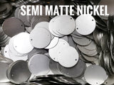 Clearance, Brass sequins, 16mm, 2 holes, 36 pcs | 特價, 圓銅片, 16mm, 雙孔, 36個