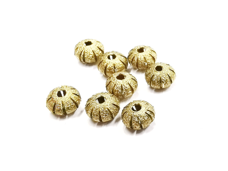5x7mm 銅珠 噴沙扁珠