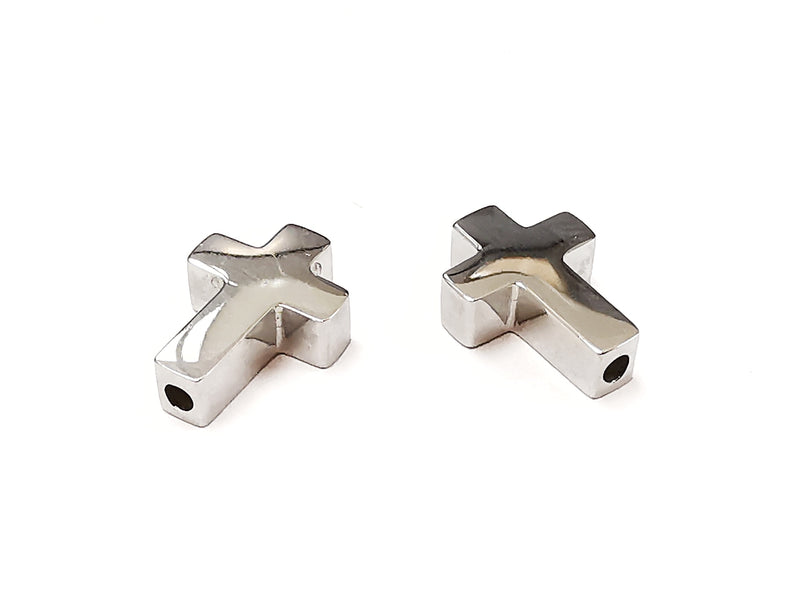不鏽鋼珠, 十字架 8.5x12mm, 2個