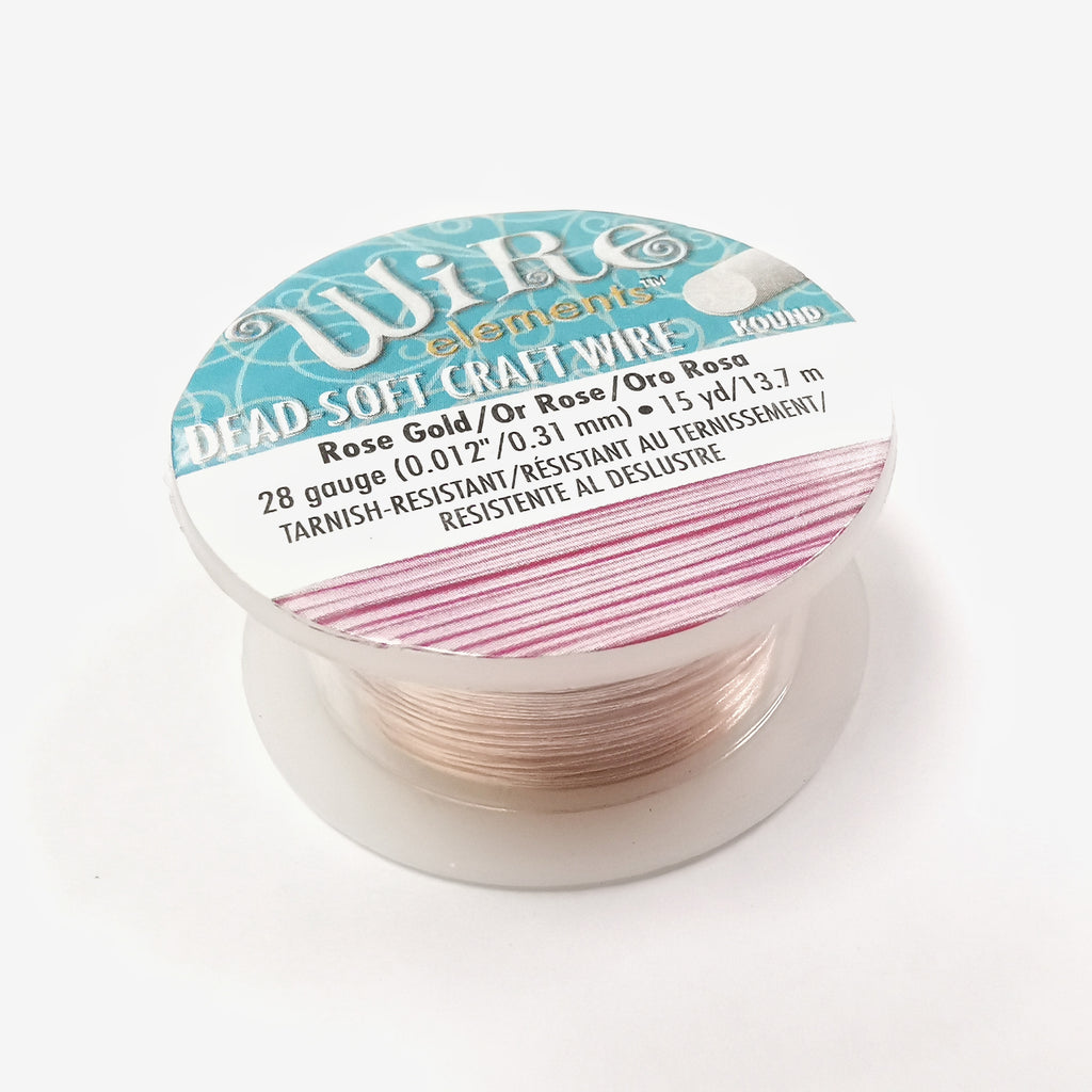 Craft Wire, Round, Beadsmith, 28 Gauge (0.31mm) | 圓銅線, Beadsmith, 28 Gauge (0.31mm)