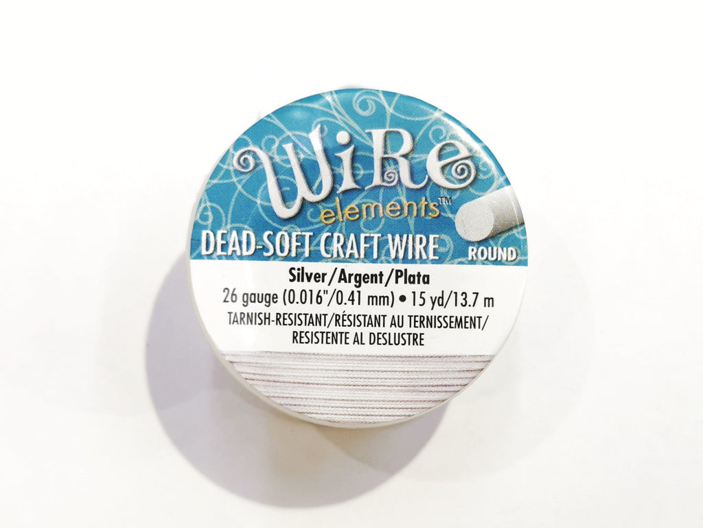 Craft Wire, Round, Beadsmith, 26 Gauge (0.41mm) | 圓銅線, Beadsmith, 26 Gauge (0.41mm)