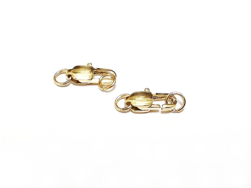 鏈扣套裝, 不鏽鋼, 長型, 6x11mm, 2個