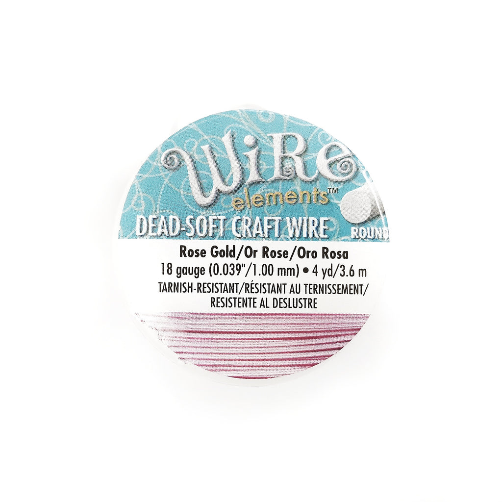 Craft Wire, Round, Beadsmith, 18 Gauge (1mm) | 圓銅線, Beadsmith, 18 Gauge (1mm)