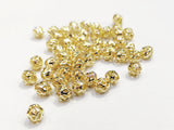 Bead, Brass, 6mm round, 20 pcs | 銅珠, 6mm通花銅珠, 20個