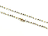 Stainless Steel Necklace, 2.4mm ball chain | 不鏽鋼項鏈, 2.4mm玻子鏈