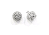 Bead Cap, Brass, Cubic Zirconia, 14mm Crown, Tassel Bail | 閃石王冠吊頭, 珠蓋, 14mm