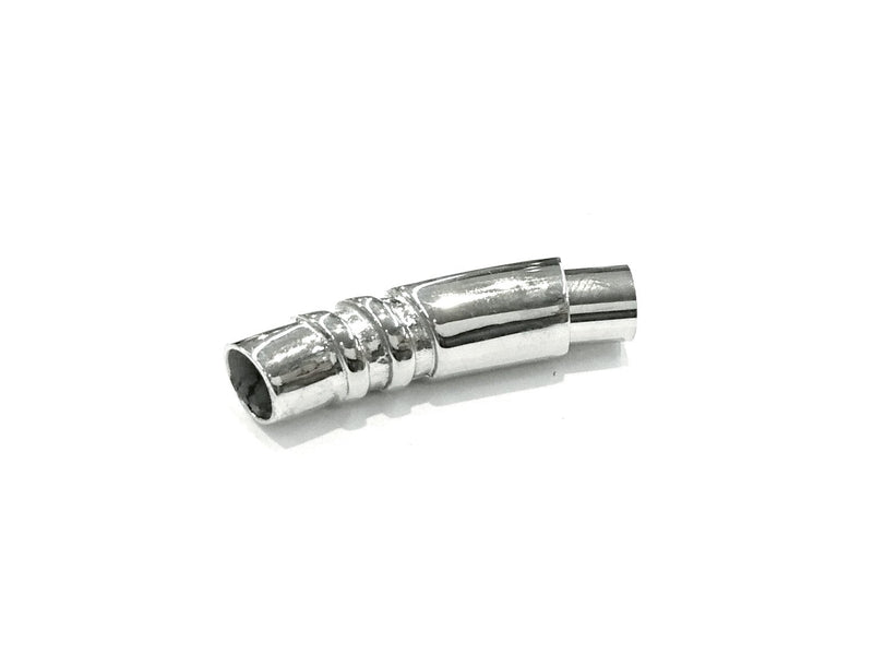Stainless Steel Magnetic Clasp, 9x36mm,6mm hole, Price Per Piece - amakeit bead 天富