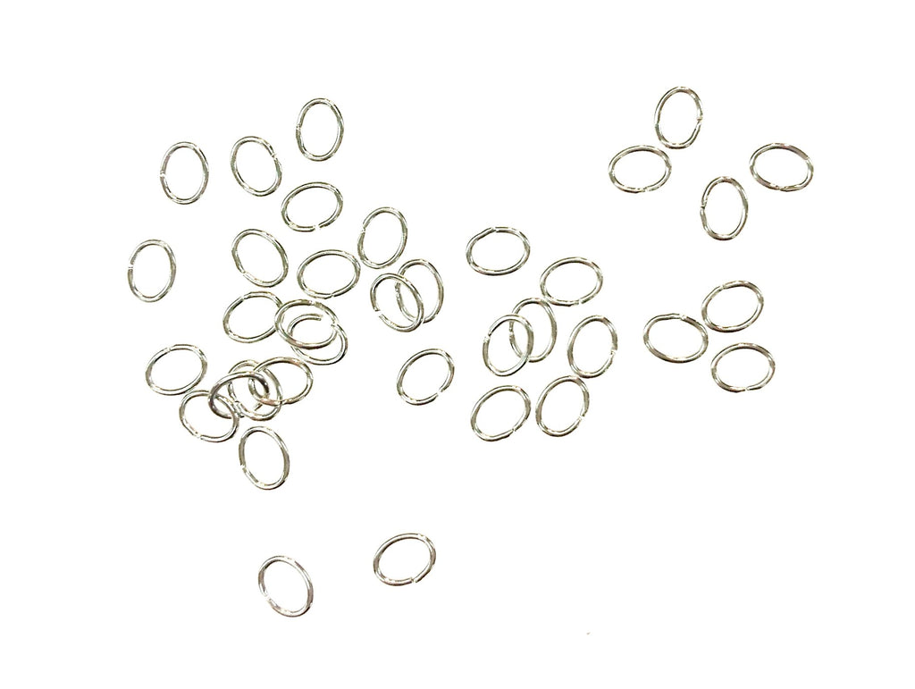 Jump Ring, Oval, 0.5x3x4mm, Stainless Steel, 100 Pieces Per Pack  | 不鏽鋼開口圈, 0.5x3x4mm橢圓形, 100個