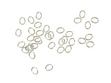 Jump Ring, Oval, 0.5x3x4mm, Stainless Steel, 100 Pieces Per Pack  | 不鏽鋼開口圈, 0.5x3x4mm橢圓形, 100個