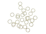 Jump Rings, Brass, Twisted Open Jump Rings, 7mm, 24 Pieces | 銅開口圈, 扭紋, 7mm, 24個