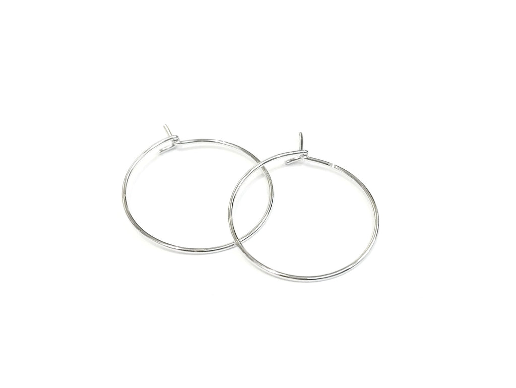Earring, Ear Loop Wire, Round, 20mm, 4 Pairs  | 銅耳鐶圈, 20mm, 4對