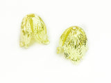 Bead Cap, Brass, 22x24mm, Leaf, 2 Pieces | 銅珠蓋, 吊頭, 22x24mm, 2個