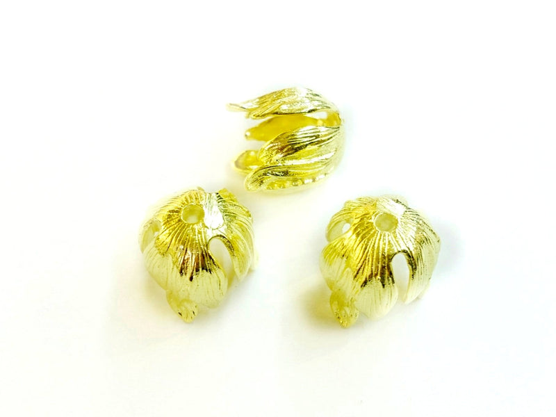 銅珠蓋, 吊頭, 13x14mm, 2個
