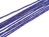 Gemstone beads, faceted round, Lapis lazuli | 天然水晶, 圓形切面, 青金石