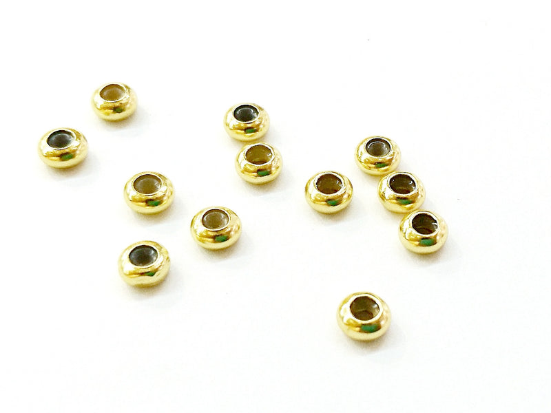 銅隔珠, 可定位,3x6mm, 4個
