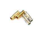 Stainless Steel Magnetic Clasp, 4mm Cord, 5x18mm Tube | 不鏽鋼磁石扣, 4mm繩用, 5x18mm