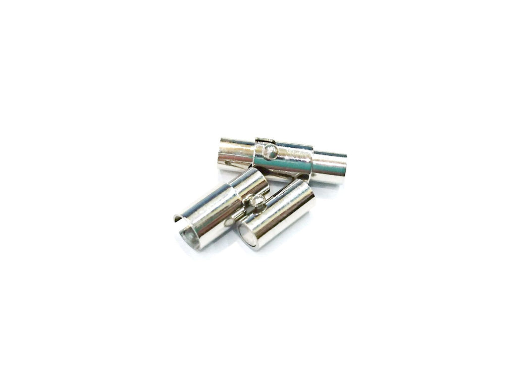 Stainless Steel Magnetic Clasp, 3mm Cord, 5x16mm  | 不鏽鋼磁石扣, 3mm繩用, 5x16mm