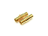 Stainless Steel Magnetic Clasp, 4mm Cord, 5x18mm Tube | 不鏽鋼磁石扣, 4mm繩用, 5x18mm