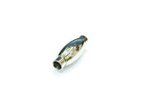 Stainless Steel Magnetic Clasp, 3mm Cord, 6x17mm Barrel | 不鏽鋼磁石扣, 3mm繩用, 6x17mm水桶型