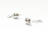 Box Clasp, Sterling Silver, 7mm/10mm Ball | 插扣, 925銀, 7mm/10mm