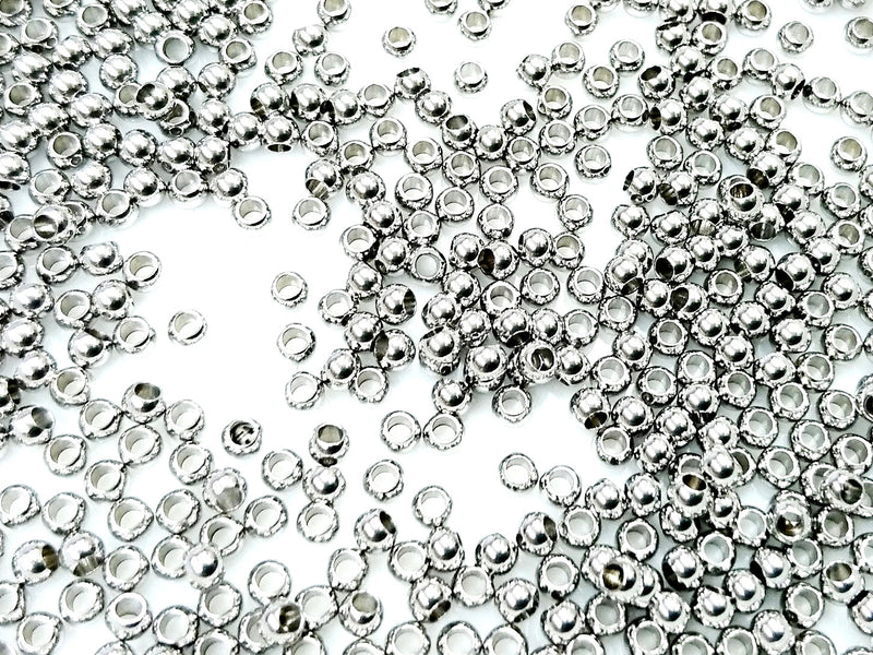不鏽鋼珠, 3mm, 實心, 1.5孔, 72粒