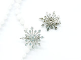 Bail, Snap Clasp, Hinged Enhancer, 33mm, Cubic Zirconia | 鏈墜扣, 閃石啪扣, 33mm