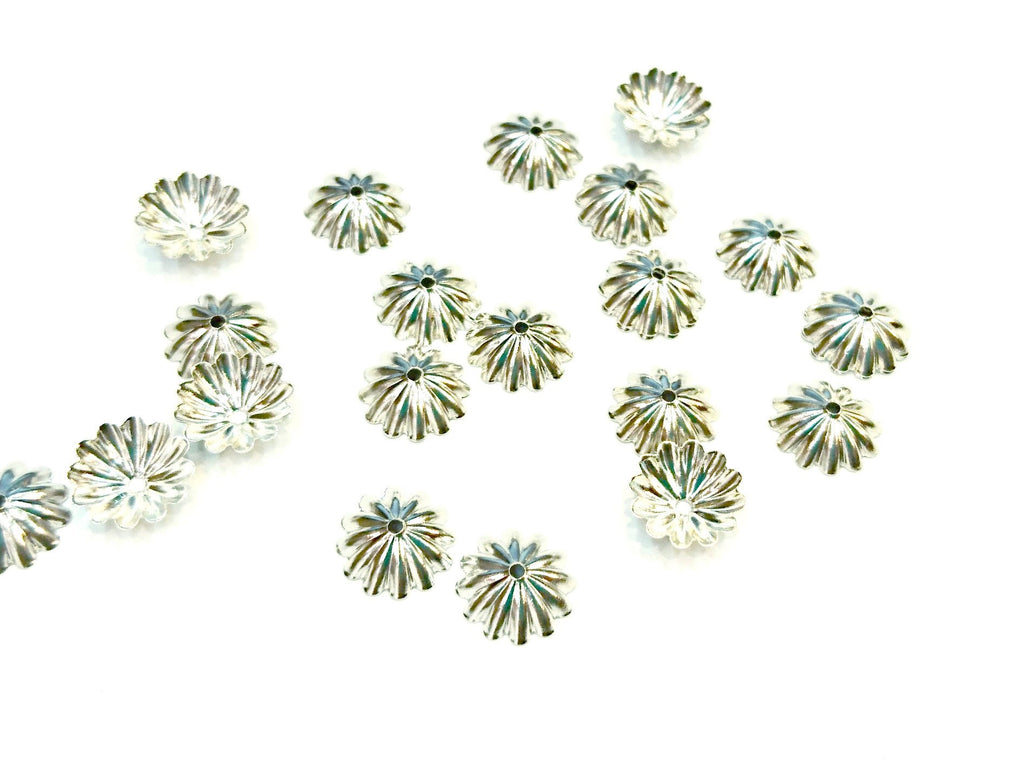 Bead Cap, Brass, 10mm, Fit For 12mm Bead, 24 Pieces  | 銅珠蓋, 10mm, 12mm珠用, 24個