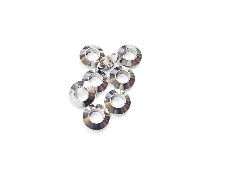 不鏽鋼隔珠, 3.2x9.5mm, 2個