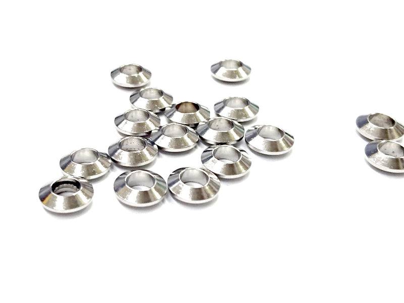 不鏽鋼隔珠, 3.2x9.5mm, 2個