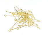 不鏽鋼9字針, 金色, 36個