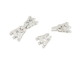 Snap Clasp, 13x34mm, Cubic Zirconia | 閃石鏈扣, 13x34mm