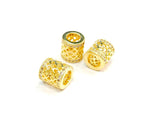 Cubic Zirconia Brass Beads, 8x8mm, tube, 1 Pc | 方晶鋯石銅珠, 8x8mm, 管珠, 1個