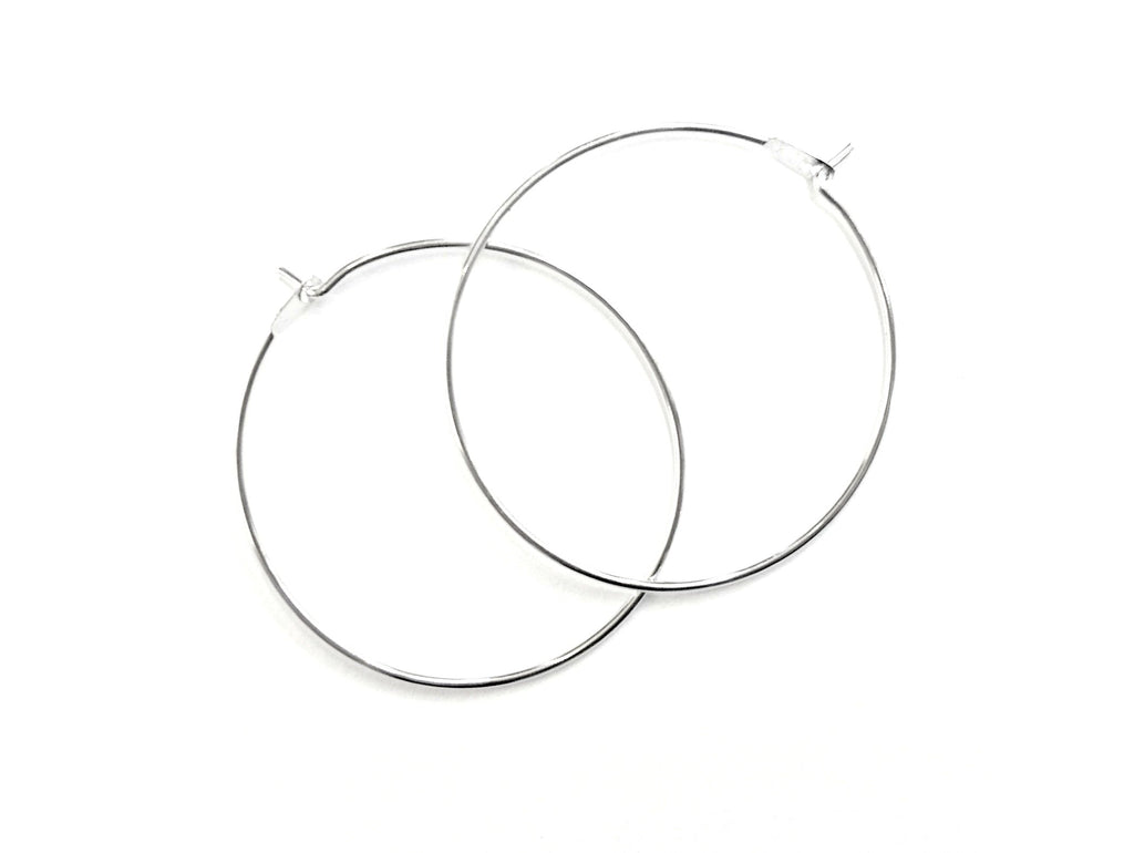 Earring, Ear Loop Wire, Round, 25mm, 4 Pairs  | 銅耳鐶圈, 25mm, 4對