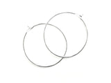 Earring, Ear Loop Wire, Round, 25mm, 4 Pairs  | 銅耳鐶圈, 25mm, 4對