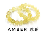 Amber, Bracelet, Single-Loop Elastic | 琥珀, 單圈手鏈