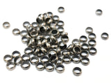 Bead, Brass, 2x5mm, 3.5mm hole | 銅珠, 圓扁珠, 2x5mm, 3.5mm孔