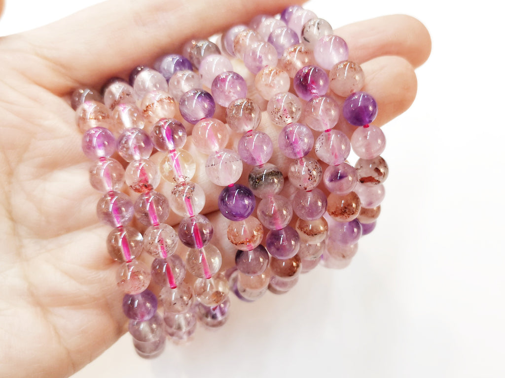Super 7 Lepidocrocite, Bracelet, Single-Loop Elastic | 超7, 單圈手鏈