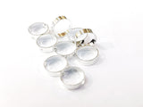 Brass Bead, Round Bead Frame, 9mm/11mm, 6 pcs | 雙孔銅圈, 9mm/11mm, 6個