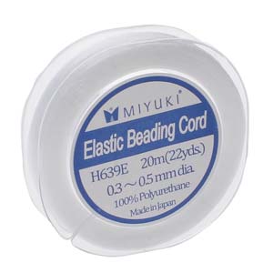 Miyuki Elastic, 0.5mm, 20 Meter | 日本彈性魚線, 水晶線, 0.5mm, 20米