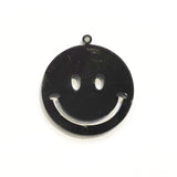 Acrylic charm, smile face charm, 2.9cm, 1 pc | 透明吊飾, 笑面, 2.9cm, 1個