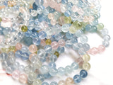 Morganite, Bracelet, Single-Loop Elastic | 摩根石, 透體, 單圈手鏈