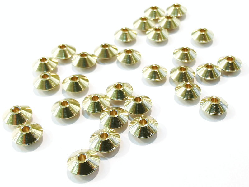 3x6mm 碟形銅珠