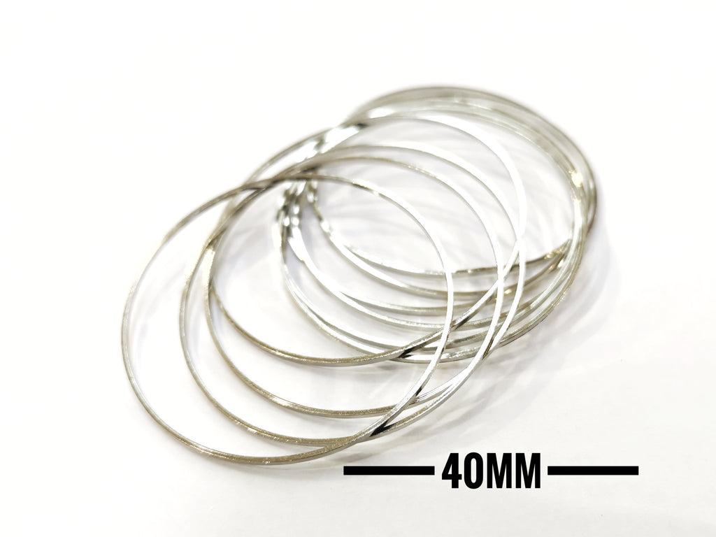 Brass Ring, 40mm, 10pcs | 銅圈, 40mm, 10個