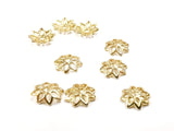 Bead Cap, Brass, 8mm, 10 Pieces | 銅珠蓋, 8mm, 10個