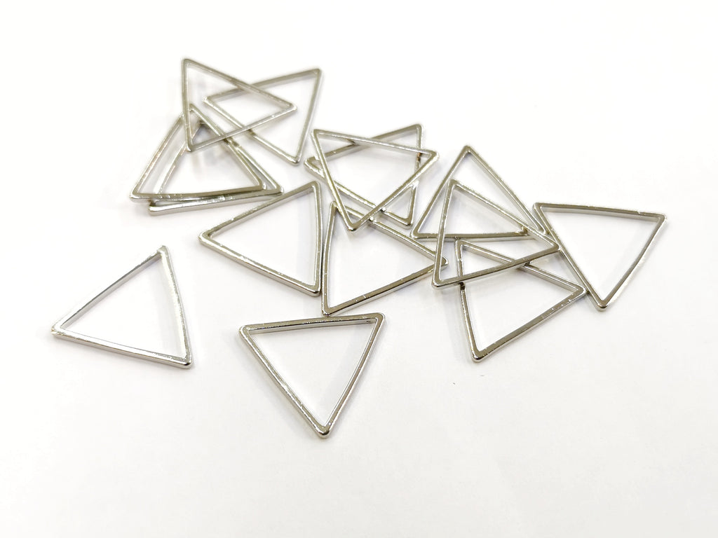 Brass Ring, Triangle, 18x20mm, 10pcs | 銅圈, 三角形, 18x20mm, 10個