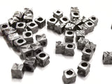 Bead, Brass, 2.5x2.5mm Square, facet cut, 50 Pieces | 2.5x2.5mm方形批花銅珠, 50個