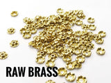 Clearance, Brass sequins, 6mm, centre hole, 100 pcs | 特價, 圓銅片, 6mm, 中孔, 100個